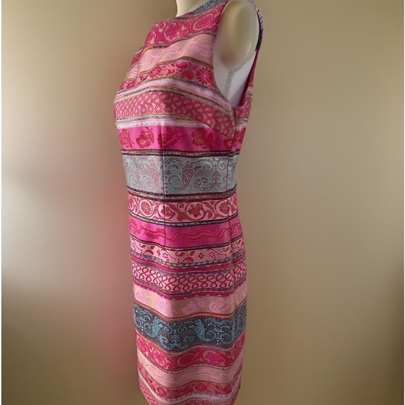 Chetta B, multicolor, sleeveless, kneel length, size 8, great condition - Picture 2 of 16